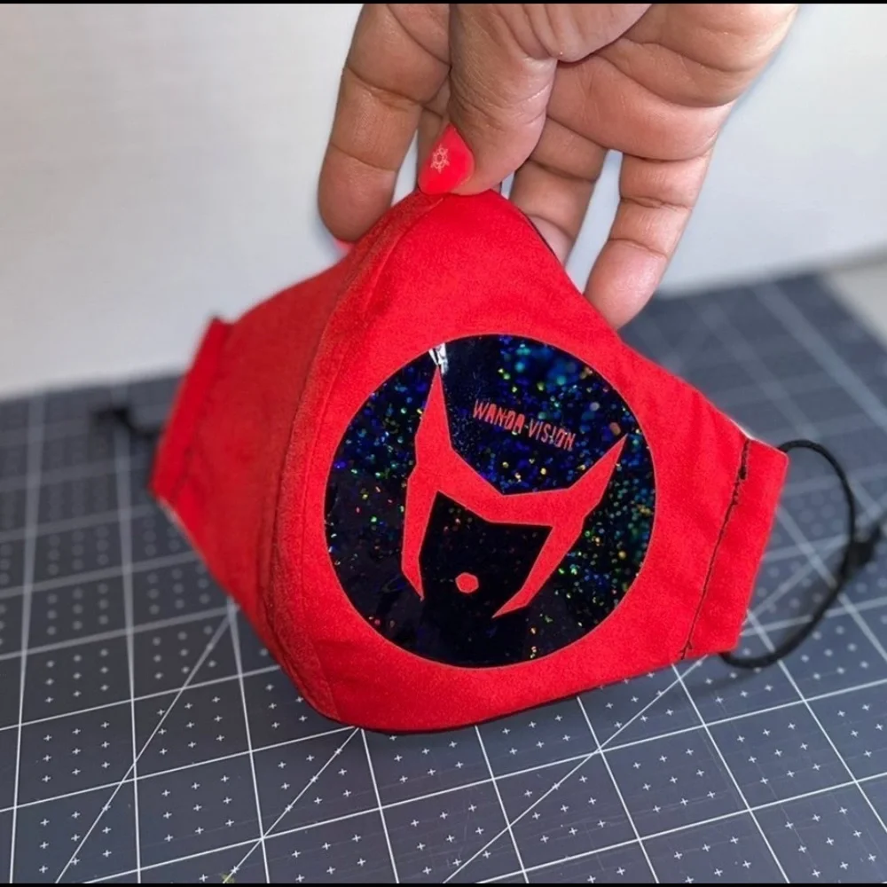Scarlet witch face mask wandavision